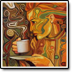 "Coffee Drinker" Fine Art Reproduction
