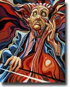 "The Cellist" Original Art (Oil Painting)